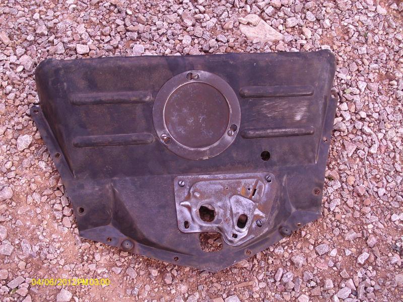 1946 1947 1948 chevrolet upper radiator air delector panel with hood latch nice!