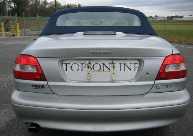 Volvo c70 convertible top with heated glass window, haartz stayfast cloth 98-05