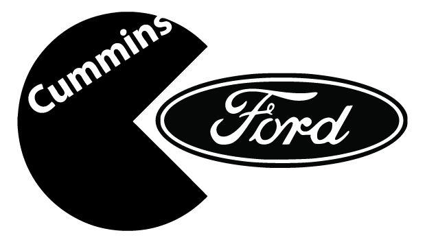 Cummins eats ford - vinyl decal sticker! many colors!!!!