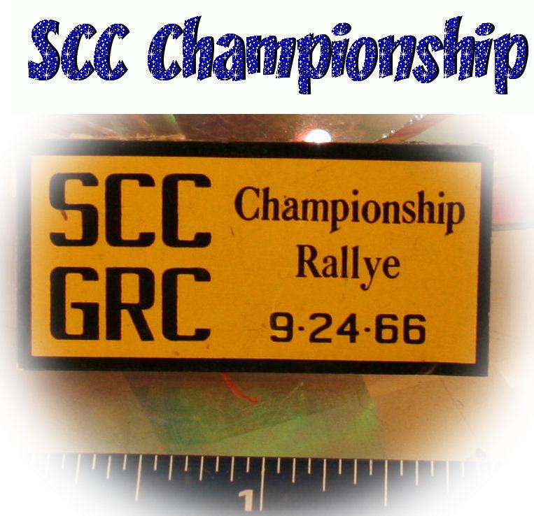 Corvette trophy type dash tag scc championship 1966 car rally  1958 1959 1960 