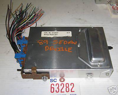 Cadillac 88 89 deville engine control module ecm 4.5 l 1988 1989