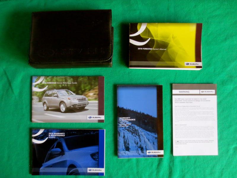 2010 10  subaru forester owners manual  like-new j22