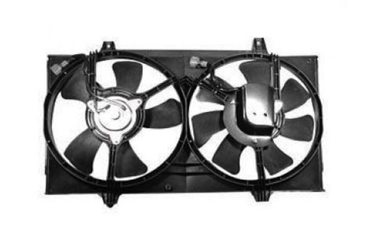 Depo replacement ac condenser radiator cooling fan 98-01 99 00 nissan altima