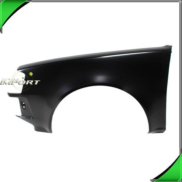 1983-1984 dodge colt left front fender primed black steel replacement lh new