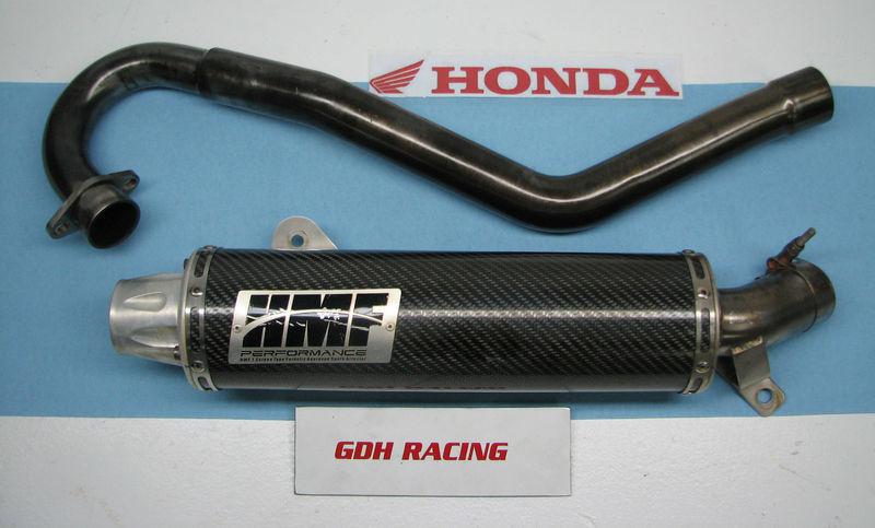 06 -13 450er 450r hmf carbon fiber full exhaust sytem muffler 