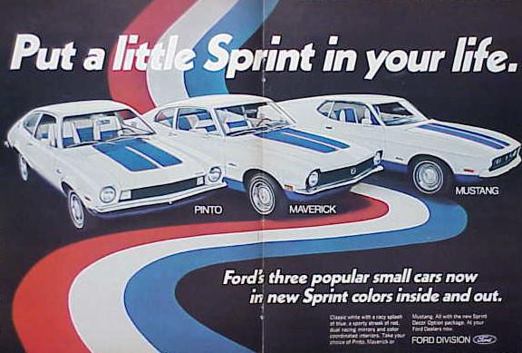1972 ford mustang maverick original vintage ad  5+=free ship  c my store 4more 