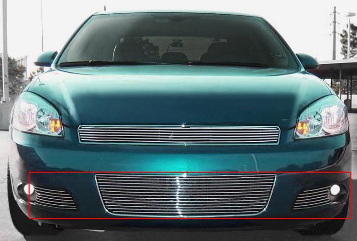 Fit for 2006-2013 chevy impala bumper overlay billet grille grill