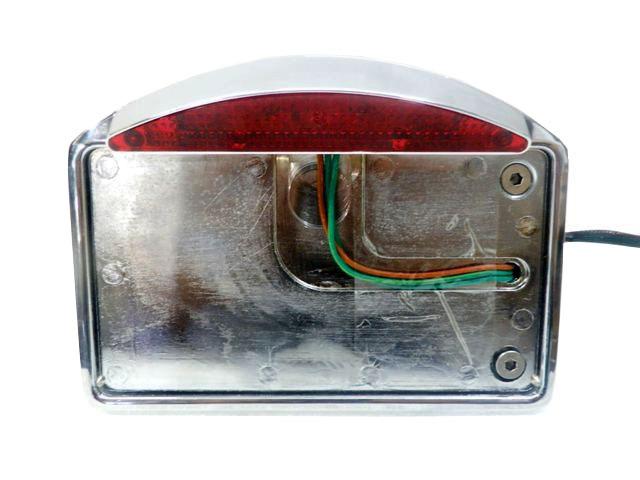 Side mount led license plate holder tail light for harley custom chopper 