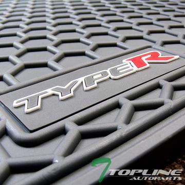 Tr sport all season floor mats carpets w/logo 2006-2011 honda civic 2 door coupe