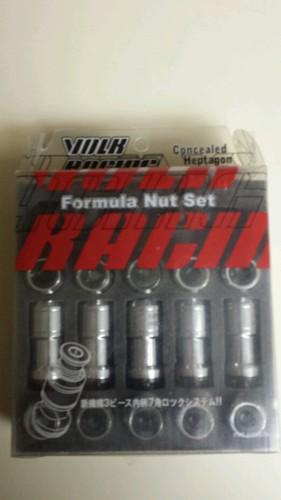 Volk rays formula lock lug nuts 12x1.50 black