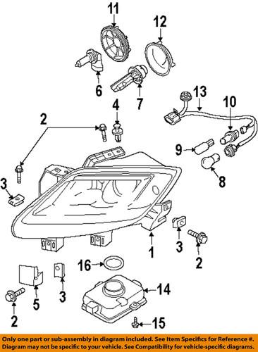 Mazda oem td1351031a headlight-headlamp assembly