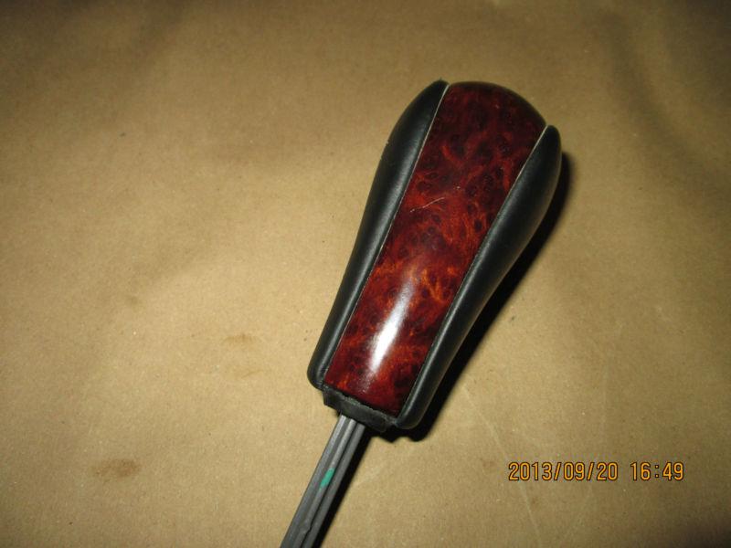 Genuine bmw e39  / e46 leather and wood trim shift knob for auto trans