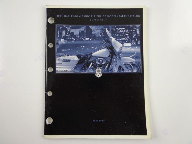 Harley davidson 2001 flt police models parts catalog 99545-01