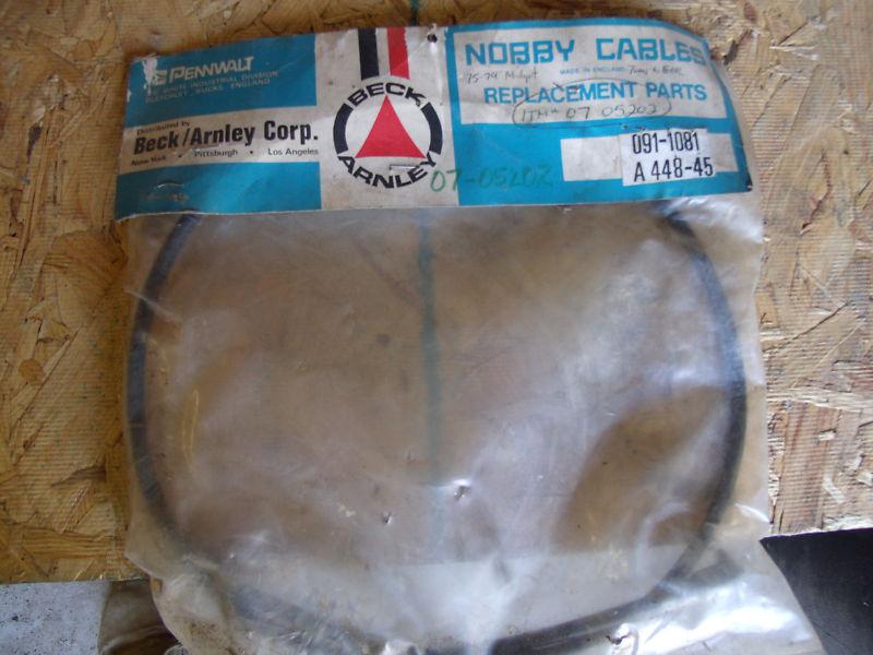 Pennwalt / nobby cables replacement speedo cable made in england new as-is