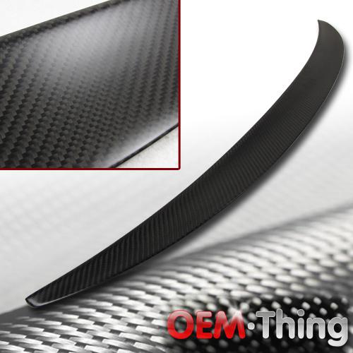 Matte black carbon fiber bmw e92 3 series performance type trunk spoiler 2dr ○