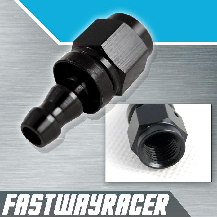 Straight -4 an push on lock fuel oil fluid air line hose end fitting 4an 4-an -4