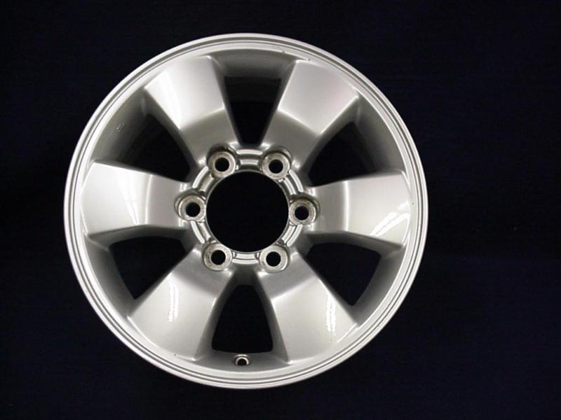 Toyota 4 runner 03-09 16" 6 spoke silver alloy / aluminum wheel - 1