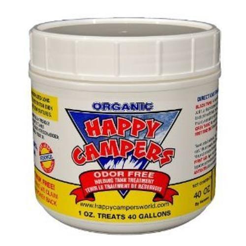 Happy campers organic rv holding tank treatment 40 oz black gray water new waste