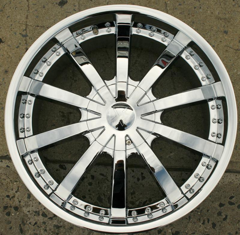 24x9.5 wheels rims s 526 suburban traverse titan 4runner silverado tahoe denali 