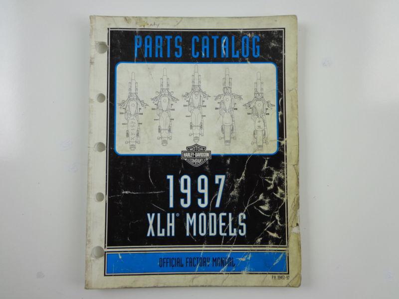 Harley davidson 1997 xlh models sportster parts catalog manual 99451-97