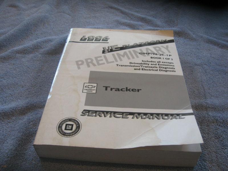 1996 geo tracker preliminary service manual