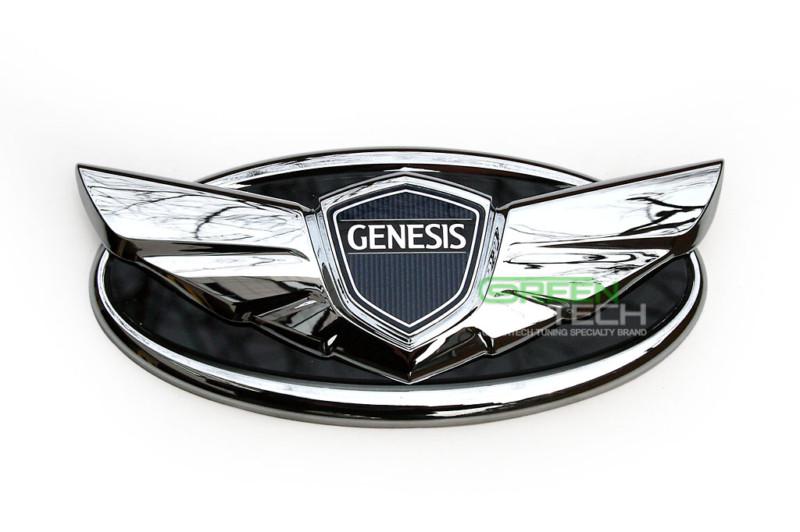 Hyundai genesis coupe chrome grill&trunk badge emblem genuine oem parts ~2013