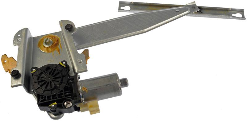 One new rear left power window regulator with motor dorman 748-268