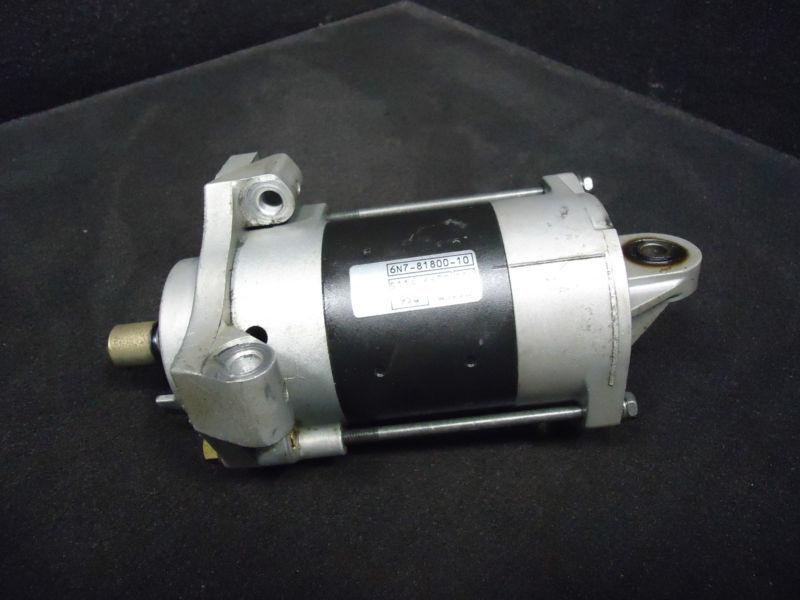 #6n7-81800-10-00 starting motor assy 1999-12 115-200hp yamaha outboard boat~530~