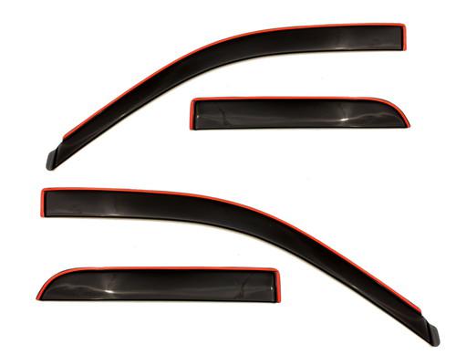 Auto ventshade 994003 ventvisor; low profile deflector 4 pc.