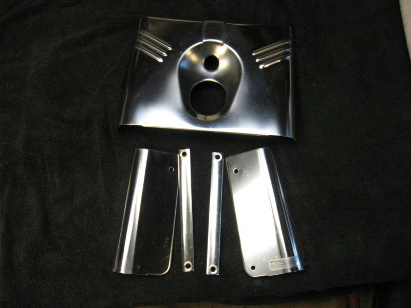 Harley davidson softail chrome fork cover kit 