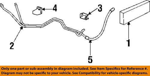 Jeep oem 52028605ad trans oil cooler line/hose