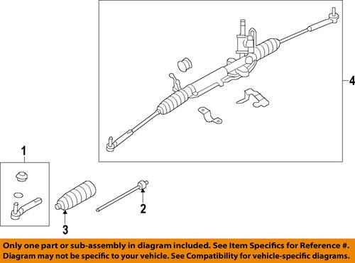 Subaru oem 34160fj000 steering tie rod end/tie rod