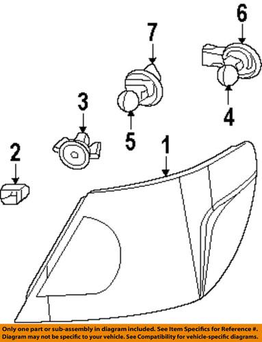 Mopar oem 4657014aa tail lamps-tail lamp assembly grommet