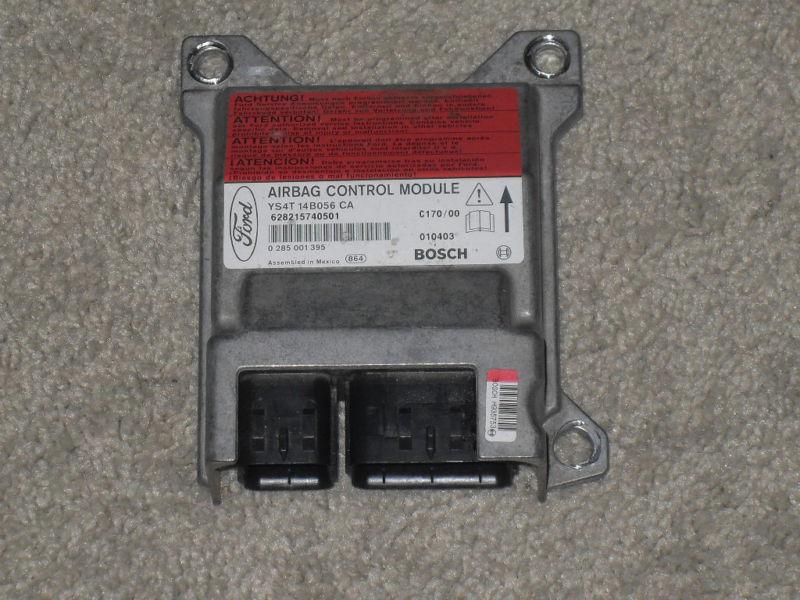 01 02 focus ford  airbag srs  control module air bag  #: ys4t-14b056 ca  oem