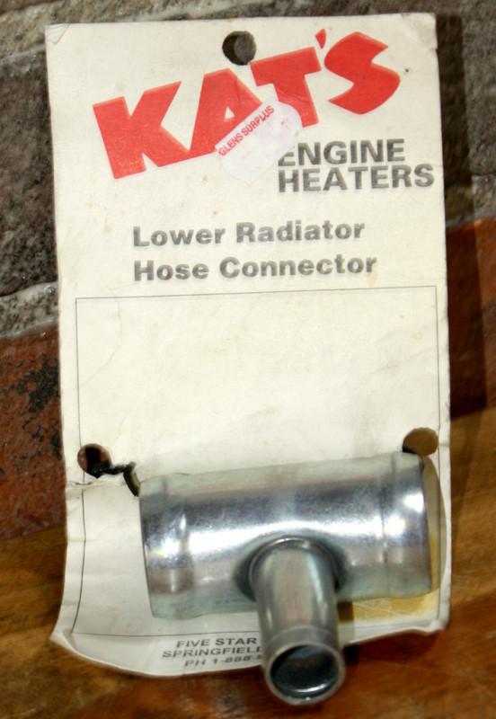 Kat's engine heaters lower radiator hose connector #hc2 1 1/4" new