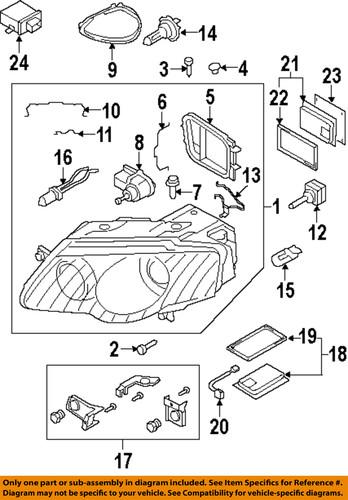 Volkswagen oem n91108001 headlamp-headlamp assembly screw