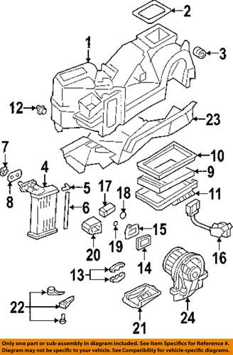 Volkswagen oem 1j1819021c hvac blower motor/blower motor