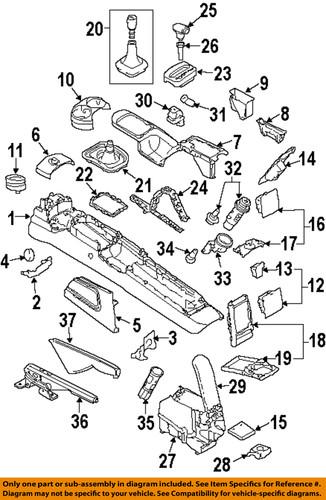 Volkswagen oem 1c0857301j2ql center console-storage tray