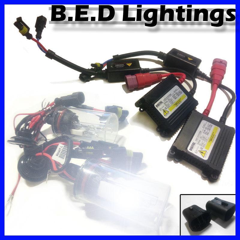 9006 hb4 hid 35w conversion kit slim ballast 6000k super white xenon light bulbs