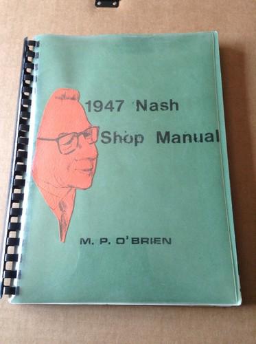 Vintage antique 1947 nash shop manual 