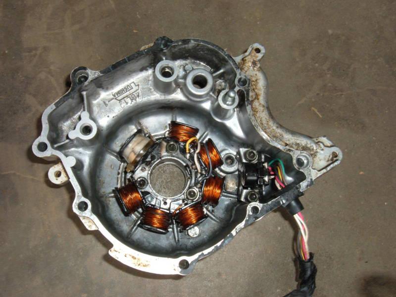 2002 yamaha ttr90 ttr 90 dirt bike stator w/ side cover good shape