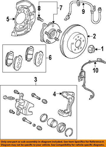 Toyota oem 8954312080 front abs wheel sensor/abs wheel speed sensor