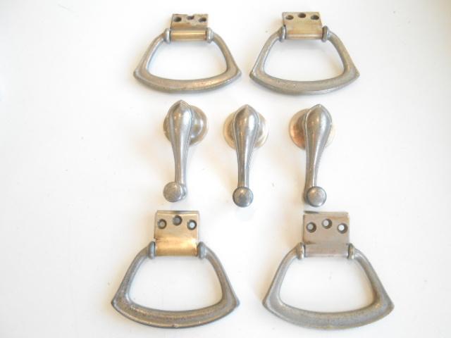 Vintage accessory door grab pull  handle set 1920 's 30 's  cadillac stutz