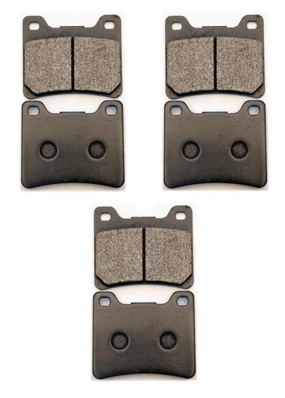 2fr+1r brake pads set yamaha fz750 fz700 fzx700  6 pcs