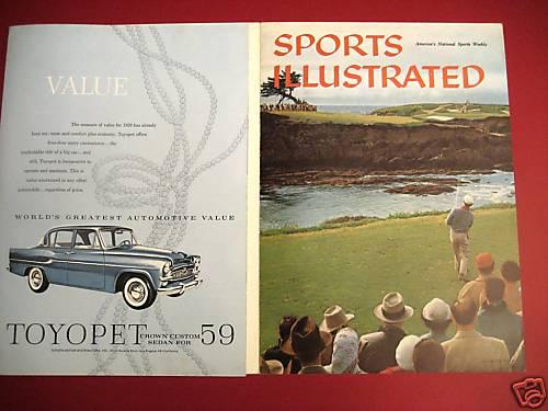 Vintage original 1959 toyota "toyopet" dealer ad folder