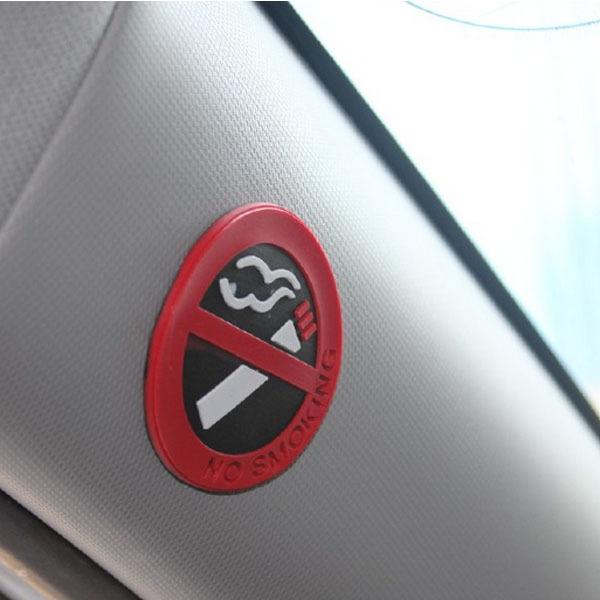 Big promotion  reflective no smoking warning sign car sticker decal car sticker