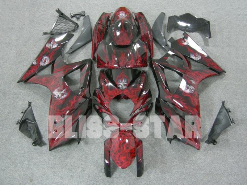 Fairing for suzuki 07-08 2007-2008 gsx-r gsxr1000 gsx-r1000 gsxr 1000 set p2 y1