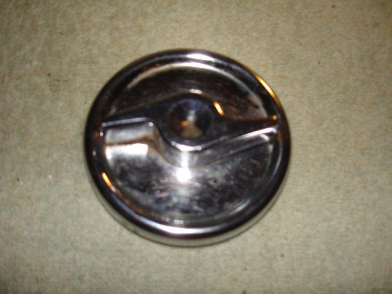 Gas cap 1968 plymouth barracuda used all chrome 68