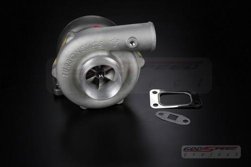 Turbonetics tn series turbo tn400 tn 400 hp ball bearing/ t3 / 4 bolt downpipe