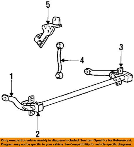 Ford oem 2c3z5484ba stabilizer bar-stabilizer bar insulator